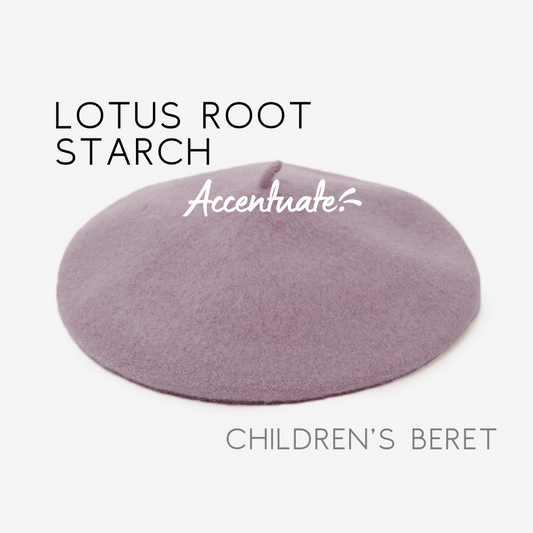 Lotus Root Starch Plain Beret (Children's Size)