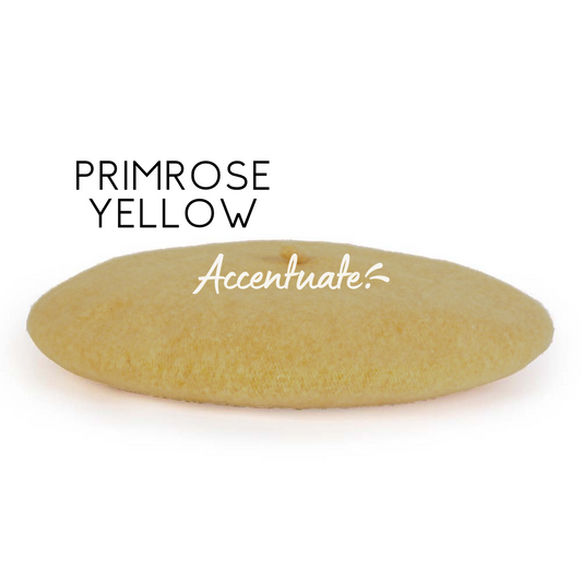 Primrose Yellow Beret (Adult Size)