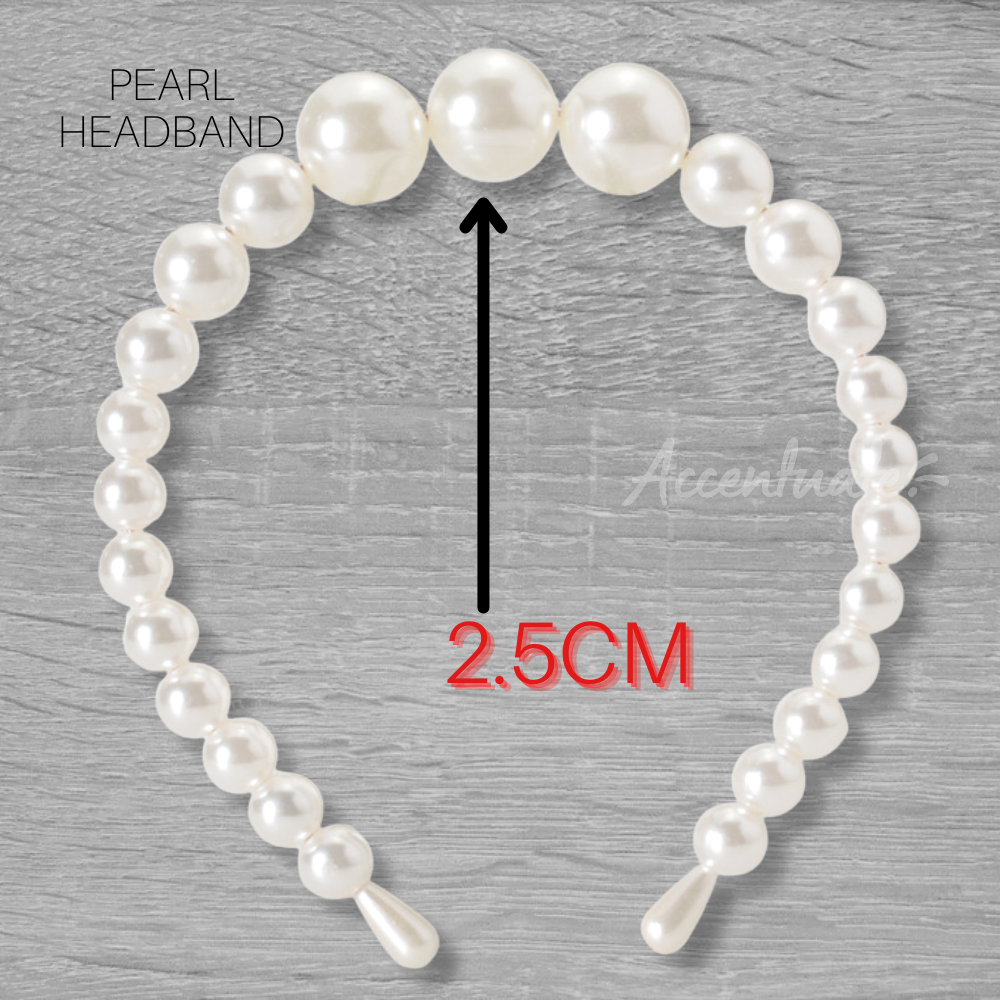 Plain Pearl Headband