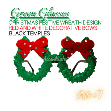 Christmas Glasses - Style 7