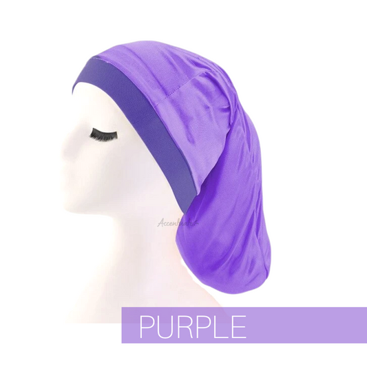 Purple Plain Sock Bonnet