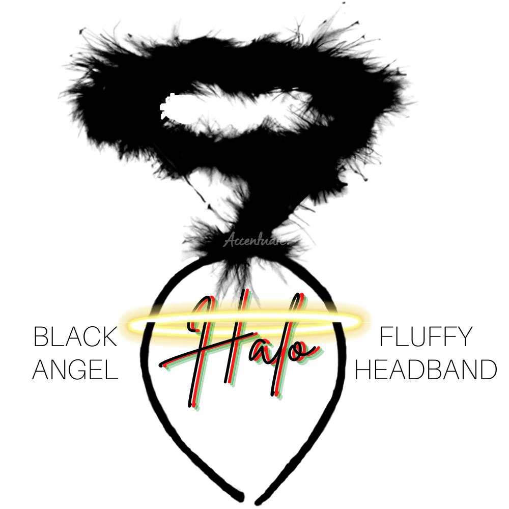 Black Angel Halo Headband