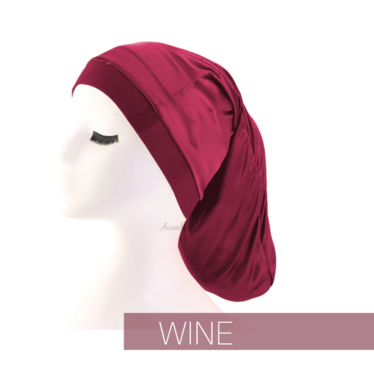 Wine Plain Sock Bonnet