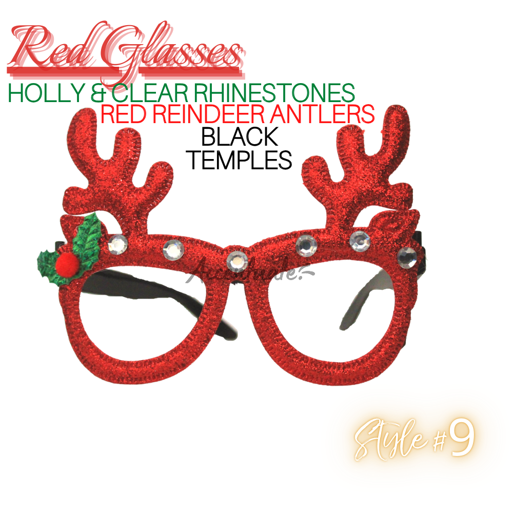 Christmas Glasses - Style 9