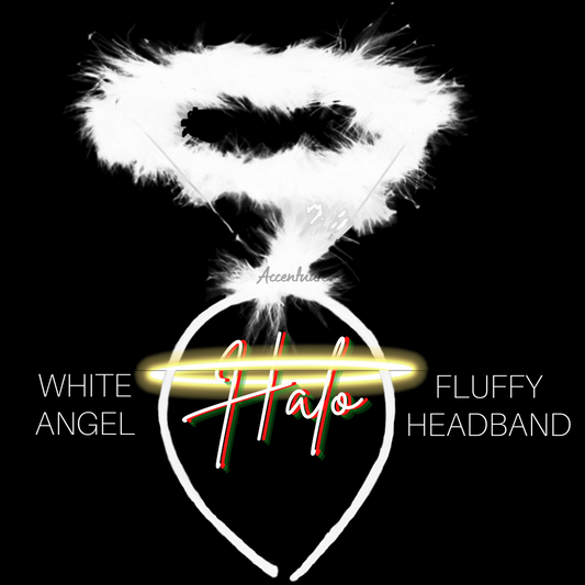 White Angel Halo Headband