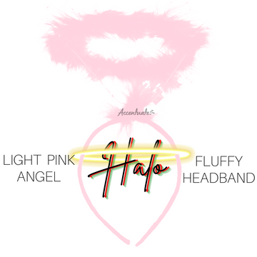 Flamingo Pink Angel Halo Headband