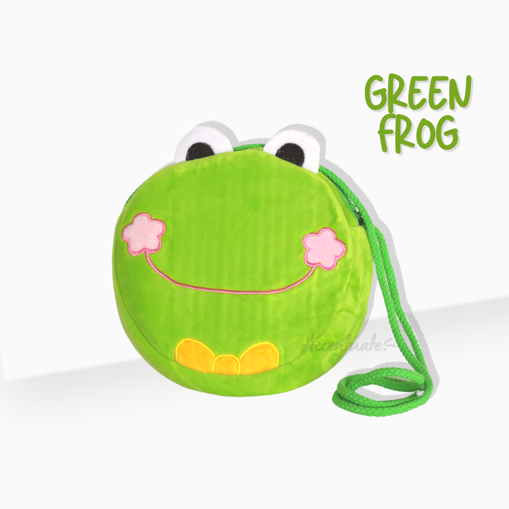 Green Frog Children's Cross-Body Bag