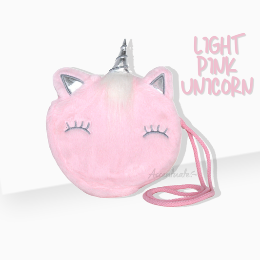 Light Pink Unicorn Children's Cross-Body Bag