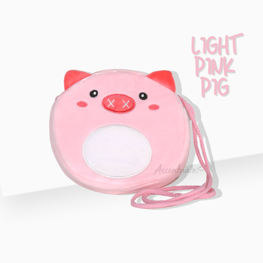 Light Pink Pig Children's Cross-Body Bag