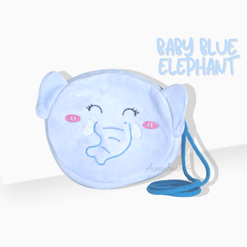 Baby Blue Elephant Children's Cross-Body Bag