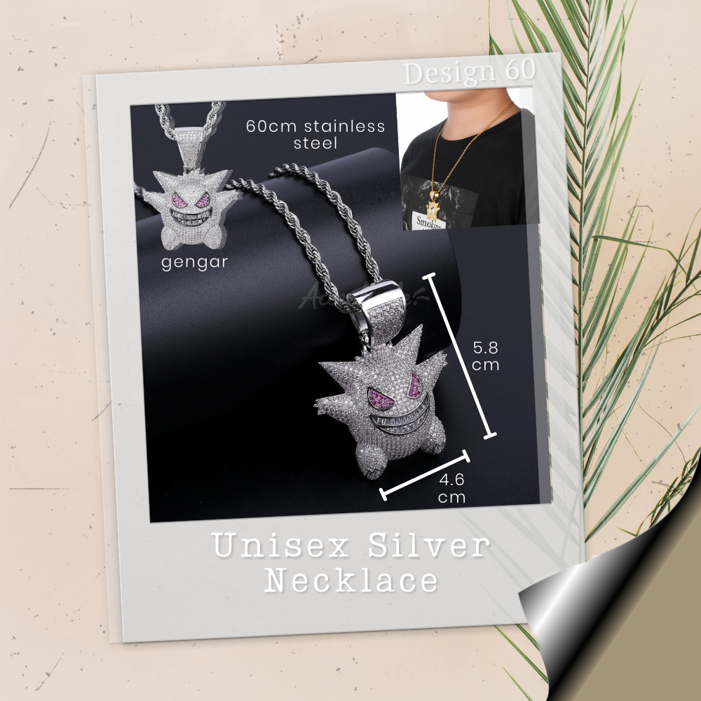 Unisex Silver Necklace