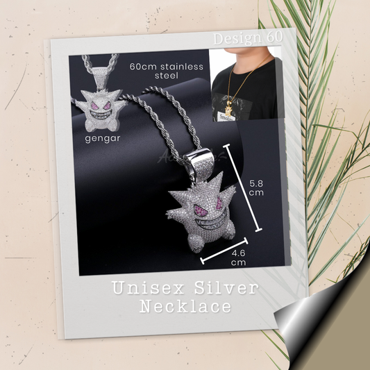 Unisex Silver Necklace