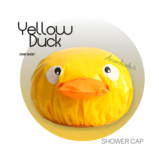 Yellow Duck Design - Shower Cap for Adults & Children