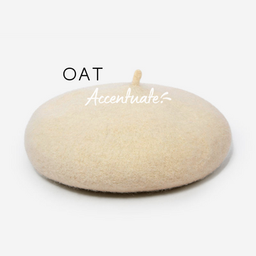 Oat Plain Beret (Adult Size)