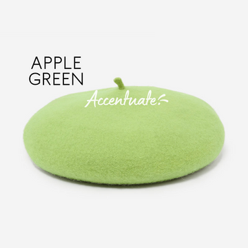 Apple Green Plain Beret (Adult Size)