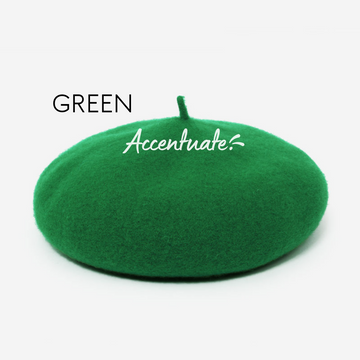 Green Plain Beret (Adult Size)