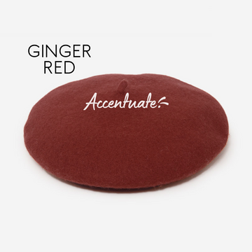 Ginger Red Plain Beret (Adult Size)