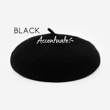 Black Plain Beret (Adult Size)