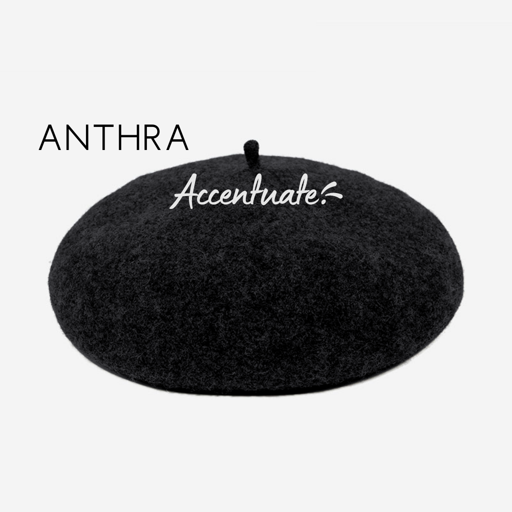 Anthra Plain Beret (Adult Size)