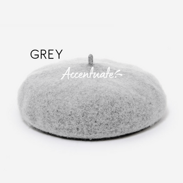 Grey Plain Beret (Adult Size)