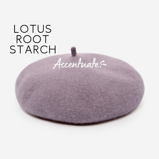 Lotus Root Starch Plain Beret (Adult Size)